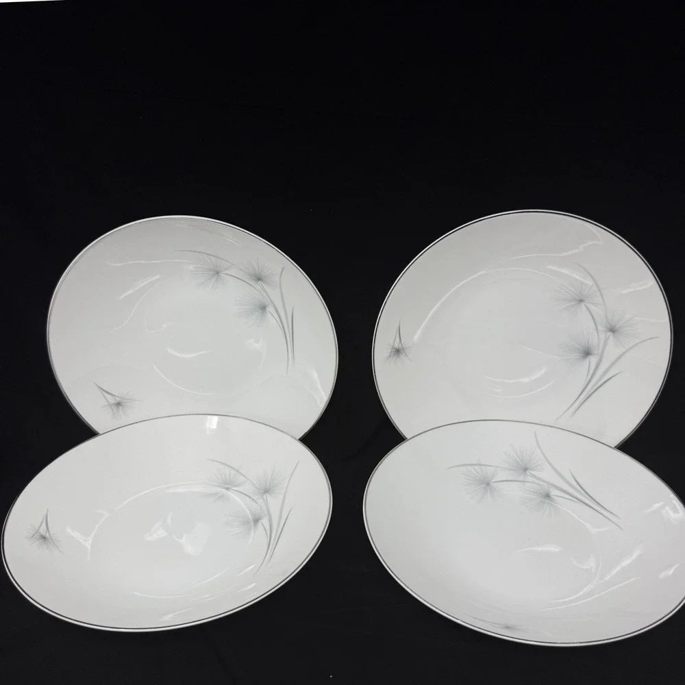 Hutschenreuther Caribe Thistle Soup Coupe Bowls 8.5
